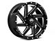 XF Offroad XF-205 Gloss Black Milled 6-Lug Wheel; 20x9; 0mm Offset (07-13 Silverado 1500)