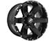 XF Offroad XF-214 Gloss Black with Gloss Black Inserts 6-Lug Wheel; 22x12; -44mm Offset (07-13 Silverado 1500)