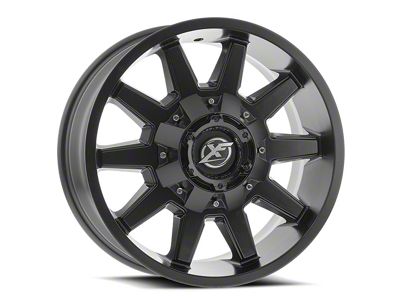 XF Offroad XF-219 All Matte Black 6-Lug Wheel; 17x9; 12mm Offset (07-13 Silverado 1500)