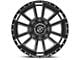 XF Offroad XF-225 Gloss Black Milled 6-Lug Wheel; 20x12; -44mm Offset (07-13 Silverado 1500)