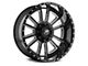 XF Offroad XF-225 Gloss Black Milled 6-Lug Wheel; 20x12; -44mm Offset (07-14 Yukon)