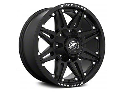 XF Offroad XF-204 Matte Black 8-Lug Wheel; 18x9; -12mm Offset (08-10 F-250 Super Duty)