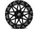 XF Offroad XF-211 Gloss Black Milled 6-Lug Wheel; 24x14; -76mm Offset (09-14 F-150)
