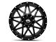 XF Offroad XF-211 Gloss Black Milled 5-Lug Wheel; 20x12; -44mm Offset (09-18 RAM 1500)