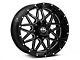 XF Offroad XF-211 Gloss Black Milled 5-Lug Wheel; 20x12; -44mm Offset (09-18 RAM 1500)