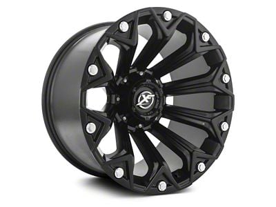 XF Offroad XF-212 Satin Black 5-Lug Wheel; 20x9; -12mm Offset (09-18 RAM 1500)