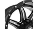 XF Offroad XF-215 Gloss Black Milled 5-Lug Wheel; 20x10; -12mm Offset (09-18 RAM 1500)