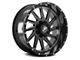 XF Offroad XF-216 Gloss Black Milled 5-Lug Wheel; 20x9; 0mm Offset (09-18 RAM 1500)