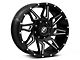 XF Offroad XF-218 Gloss Black Milled 5-Lug Wheel; 20x12; -44mm Offset (09-18 RAM 1500)