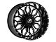 XF Offroad XF-227 Gloss Black Milled 5-Lug Wheel; 20x10; -24mm Offset (09-18 RAM 1500)