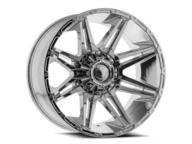 XF Offroad XF-220 Chrome 8-Lug Wheel; 20x12; -44mm Offset (10-18 RAM 2500)