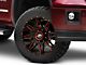 XF Offroad XF-218 Gloss Black Red Milled 6-Lug Wheel; 20x10; -24mm Offset (14-18 Sierra 1500)