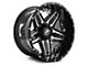 XF Offroad XF-223 Gloss Black Machined 6-Lug Wheel; 20x12; -44mm Offset (15-20 Tahoe)