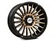 XF Offroad XF-231 Satin Black Machined with Bronze Double Dark Tint 6-Lug Wheel; 20x9; 0mm Offset (15-20 Yukon)