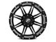 XF Offroad XF-215 Gloss Black Milled 5-Lug Wheel; 20x10; -12mm Offset (94-01 RAM 1500)