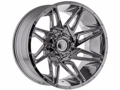 XF Offroad XF-218 Chrome 5-Lug Wheel; 20x10; -12mm Offset (94-01 RAM 1500)