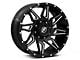 XF Offroad XF-218 Gloss Black Milled 5-Lug Wheel; 20x9; 0mm Offset (94-01 RAM 1500)