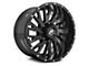 XF Offroad XF-221 Gloss Black Milled 5-Lug Wheel; 20x10; -12mm Offset (94-01 RAM 1500)