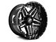 XF Offroad XF-223 Gloss Black Machined 5-Lug Wheel; 20x12; -44mm Offset (94-01 RAM 1500)