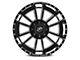 XF Offroad XF-225 Gloss Black Milled 5-Lug Wheel; 20x10; -12mm Offset (94-01 RAM 1500)