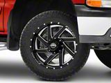 XF Offroad XF-205 Gloss Black Milled 6-Lug Wheel; 20x9; 0mm Offset (99-06 Silverado 1500)