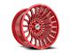 XF Offroad XF-231 Anodized Red and Milled 6-Lug Wheel; 24x12; -44mm Offset (23-25 Canyon)