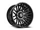 XF Offroad XF-234 Gloss Black and Brushed Double Dark Tint 6-Lug Wheel; 18x9; 0mm Offset (23-25 Canyon)