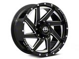 XF Offroad XF-205 Gloss Black Milled 6-Lug Wheel; 20x9; 0mm Offset (23-24 Colorado)