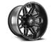 XF Offroad XF-204 Matte Black 5-Lug Wheel; 22x10; -24mm Offset (87-90 Dakota)