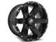 XF Offroad XF-214 Gloss Black with Gloss Black Inserts 5-Lug Wheel; 20x12; -44mm Offset (05-11 Dakota)