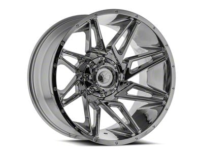 XF Offroad XF-218 Chrome 5-Lug Wheel; 20x10; -12mm Offset (05-11 Dakota)