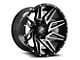 XF Offroad XF-218 Gloss Black and Machined 5-Lug Wheel; 20x10; -24mm Offset (05-11 Dakota)