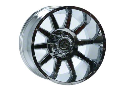 XF Offroad XF-219 Chrome 5-Lug Wheel; 20x10; -12mm Offset (05-11 Dakota)