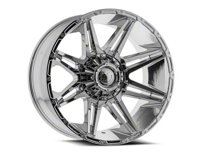 XF Offroad XF-220 Chrome 6-Lug Wheel; 22x10; -18mm Offset (04-08 F-150)