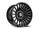 XF Offroad XF-231 Gloss Black and Machined Titanium Double Dark Tint 6-Lug Wheel; 20x12; -44mm Offset (21-25 F-150)