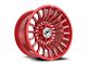 XF Offroad XF-231 Anodized Red and Milled 8-Lug Wheel; 20x10; -12mm Offset (11-16 F-250 Super Duty)