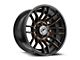 XF Offroad XF-232 Satin Black and Bronze Machined Double Dark Tint 8-Lug Wheel; 20x10; -12mm Offset (11-16 F-250 Super Duty)