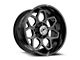 XF Offroad XF-233 Gloss Black and Milled 8-Lug Wheel; 20x10; -12mm Offset (11-16 F-250 Super Duty)