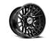 XF Offroad XF-234 Gloss Black and Milled 8-Lug Wheel; 20x10; -12mm Offset (11-16 F-250 Super Duty)