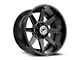 XF Offroad XF-236 Gloss Black and Milled 8-Lug Wheel; 20x10; -24mm Offset (17-22 F-250 Super Duty)