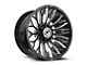 XF Offroad XF-237 Gloss Black and Milled 8-Lug Wheel; 20x10; -12mm Offset (11-16 F-250 Super Duty)