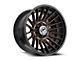 XF Offroad XF-234 Satin Black and Bronze Machined Double Dark Tint 8-Lug Wheel; 20x10; -24mm Offset (17-22 F-350 Super Duty SRW)