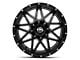 XF Offroad XF-211 Gloss Black Milled 5-Lug Wheel; 20x9; -12mm Offset (02-08 RAM 1500, Excluding Mega Cab)
