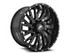 XF Offroad XF-221 Gloss Black and Milled 6-Lug Wheel; 20x10; -24mm Offset (19-25 RAM 1500)