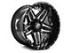 XF Offroad XF-223 Gloss Black Machined 5-Lug Wheel; 20x10; -24mm Offset (02-08 RAM 1500, Excluding Mega Cab)