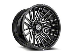 XF Offroad XF-234 Gloss Black and Milled 5-Lug Wheel; 20x10; -24mm Offset (09-18 RAM 1500)