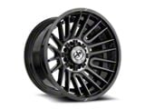 XF Offroad XF-234 Gloss Black and Brushed Double Dark Tint 8-Lug Wheel; 20x10; -24mm Offset (19-24 RAM 2500)