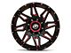 XF Offroad XF-218 Gloss Black Red Milled 6-Lug Wheel; 20x10; -24mm Offset (21-24 Yukon)