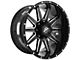 XF Offroad XF-219 Gloss Black Milled 6-Lug Wheel; 17x9; 0mm Offset (15-20 Yukon)