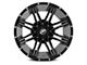 XF Offroad XF-220 Gloss Black Milled and Milled Dots 6-Lug Wheel; 18x9; 12mm Offset (21-24 Yukon)